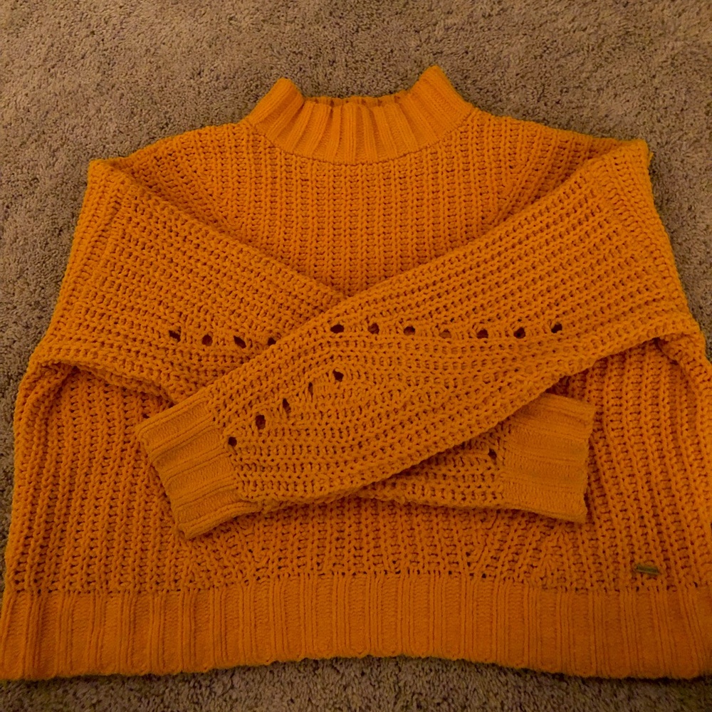 Mustardish yellow sweater